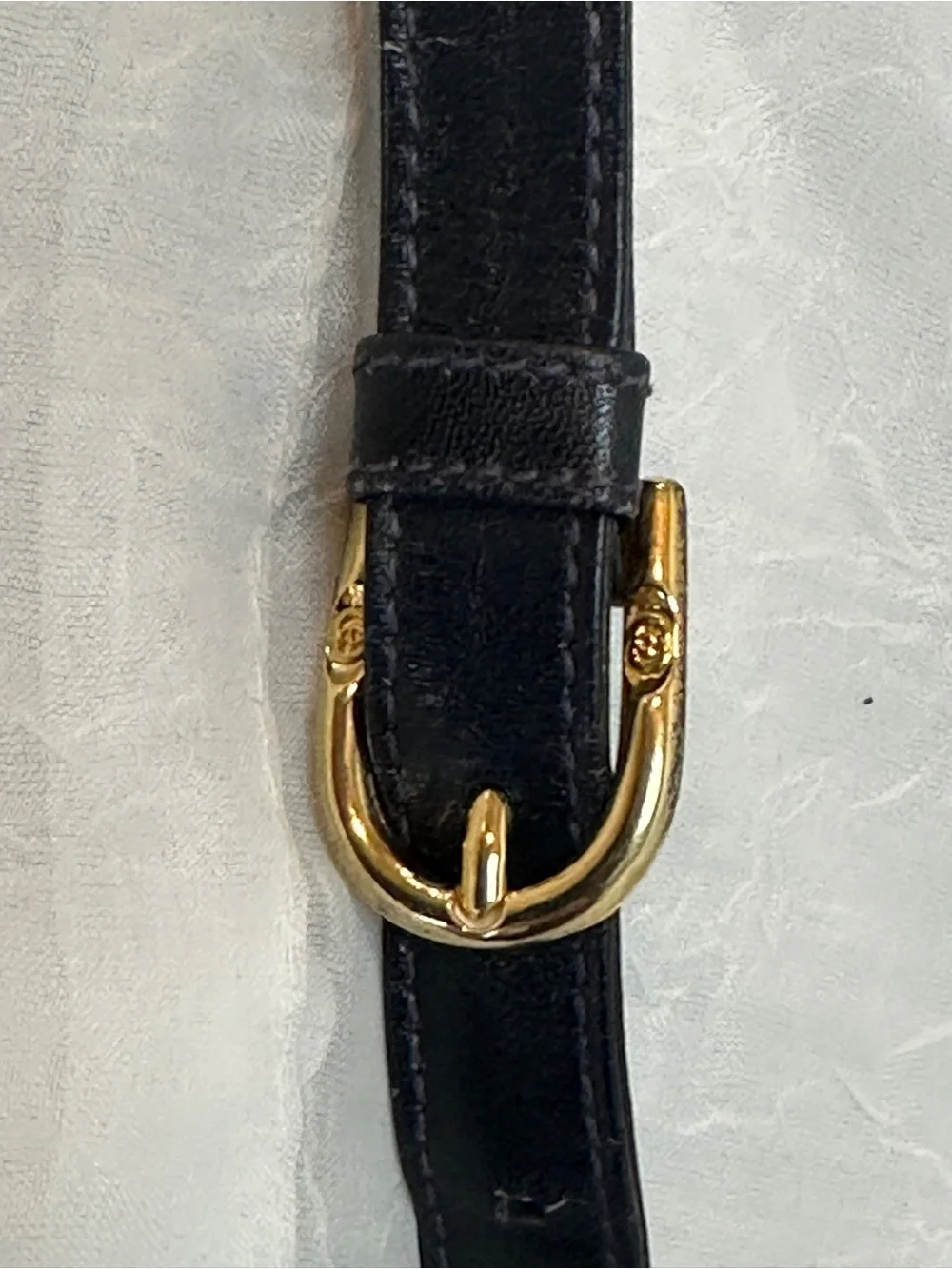 Gucci Gray/Navy/ Black-Midnight Blue Monogram Crossbody w zipper pull